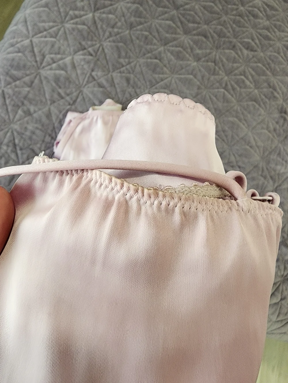 ​SKIMS Woven Shine Cami and Short Sleep Set Pink Rose Small Coquette